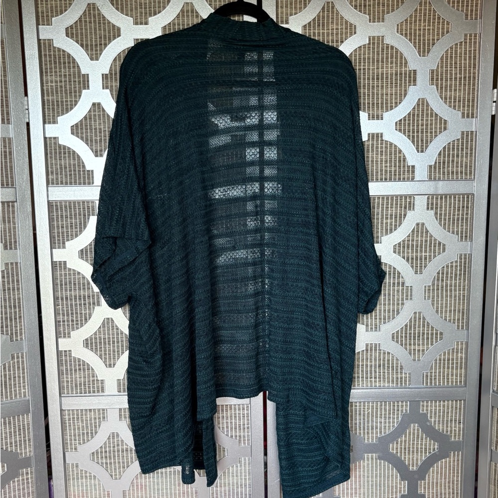 NWT Lane Bryant Teal Sweater Shrug - Picture 5 of 6